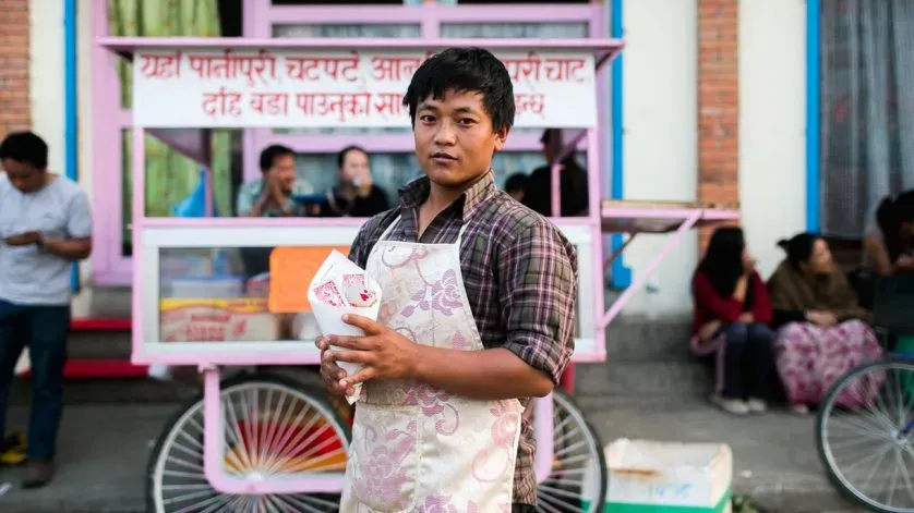 Gastronomia stradală în Nepal